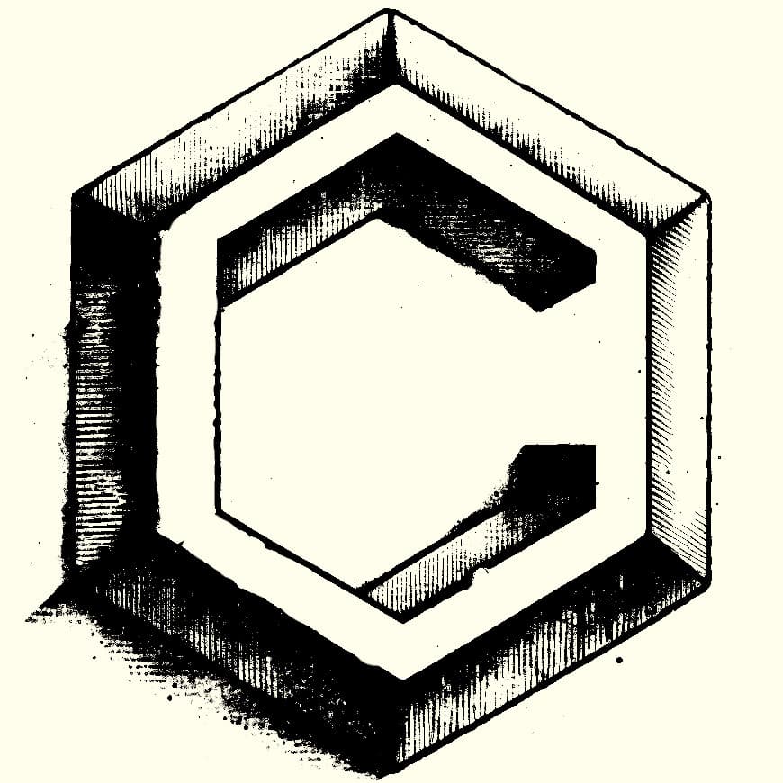 A stylized C logo.